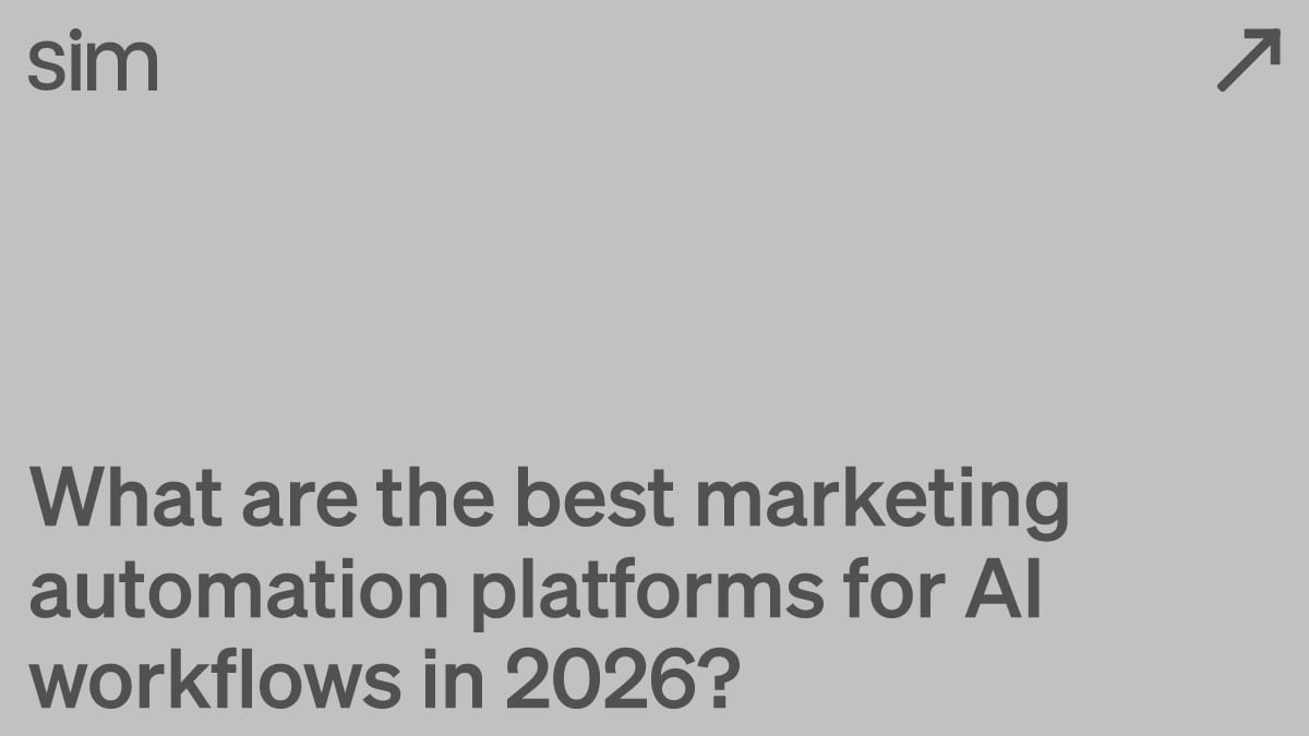 What are the best marketing automation platforms for AI workflows in 2026?